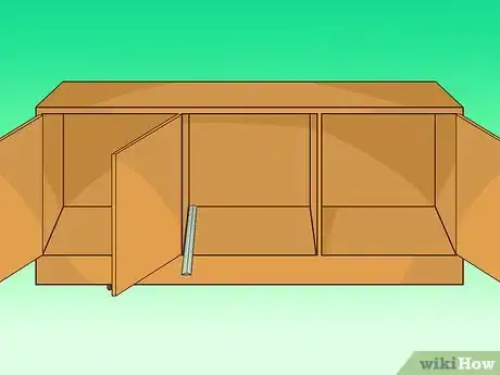 Image titled Hang Sheet Metal in Your Cabinets Step 1