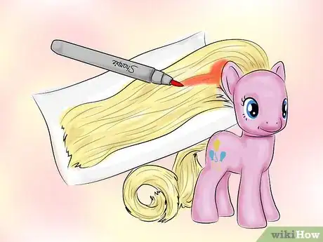 Image titled Make a My Little Pony Custom with Sharpie Markers Step 3