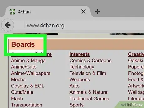 Image titled Browse 4Chan Step 1