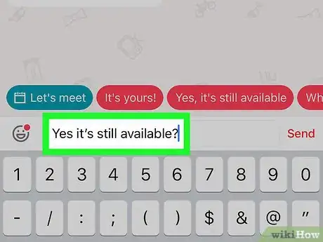 Image titled Use Messages on Letgo on iPhone or iPad Step 10