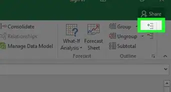 Collapse Columns in Excel