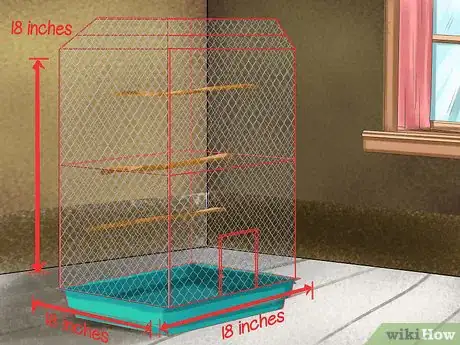 Image titled Care for a Pacific Parrotlet Step 1