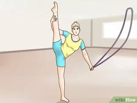 Image titled Use the Rope in Rhythmic Gymnastics Step 9