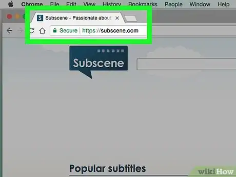 Image titled Download Subtitles from Subscene Step 1