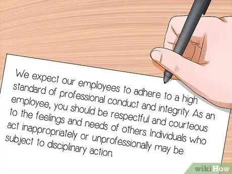 Image titled Write an Employee Handbook Step 10