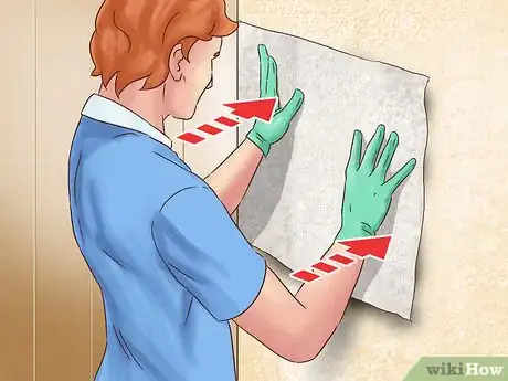 Image titled Tissue Paper a Wall Step 10