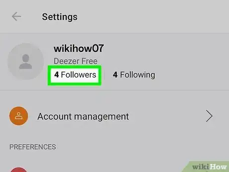Image titled Follow Someone on Deezer Step 4