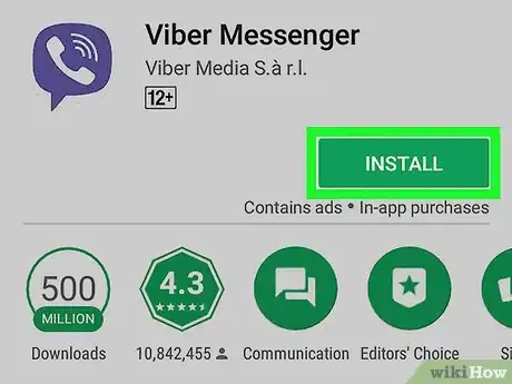 Image titled Create a Viber Account on Android Step 1