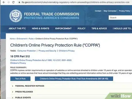 Image titled Comply with COPPA on YouTube Step 1