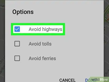 Image titled Avoid Highways on Google Maps on Android Step 9