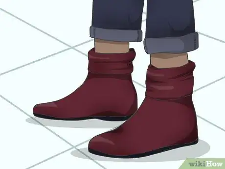 Image titled Wear Burgundy Booties Step 2