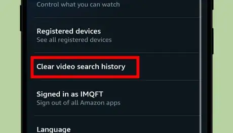 Image titled Delete Your Search History on Amazon Prime Video.png