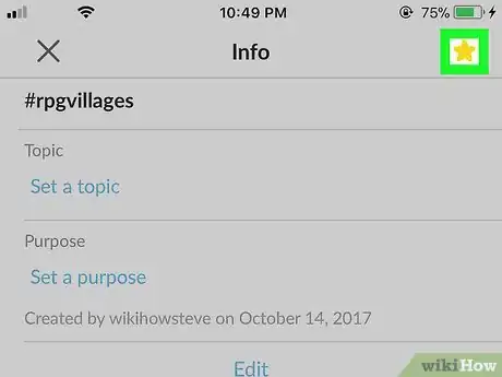 Image titled Star a Slack Channel on iPhone or iPad Step 5