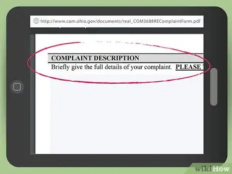 Image titled File a Complaint Against a Real Estate Agent in Ohio Step 11