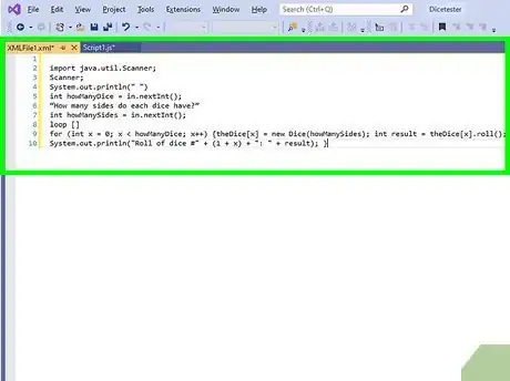 Image titled Make a Dice Simulator Using Java Step 17