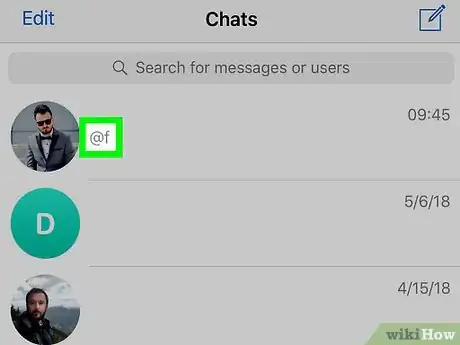 Image titled See Mentions on Telegram on iPhone or iPad Step 3