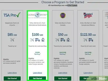 Image titled Obtain a NEXUS Membership Step 3