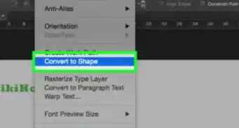 Convert Text to Outline in Photoshop