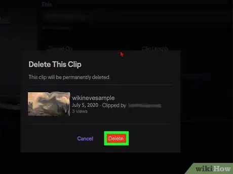 Image titled Remove a Twitch Clip Step 7