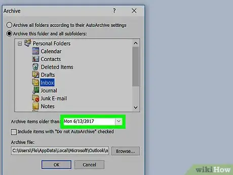 Image titled Archive in Outlook 2007 Step 3