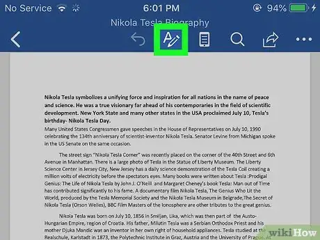 Image titled Remove Footers in Word on iPhone or iPad Step 5