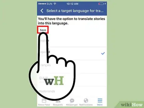 Image titled Change the Facebook Site's Viewing Language Step 8