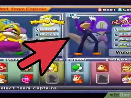 Image titled Hit a Home Run With Waluigi in Mario Superstar Baseball Step 2