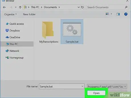 Image titled Run a Batch File from the Command Line on Windows Step 5