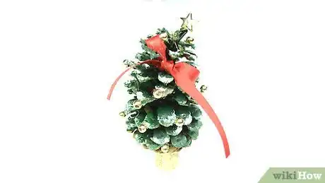 Image titled Make Christmas Tree Pinecones Step 13