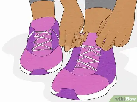 Image titled Exercise on a Trampoline Step 1