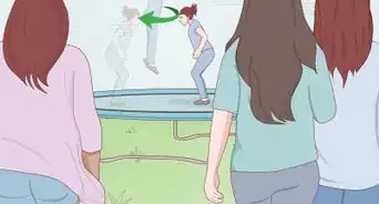 Do Swivel Hips on a Trampoline