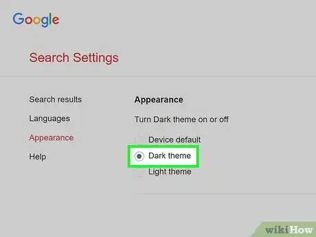 Image titled Enable Dark Mode on Google Search Step 8