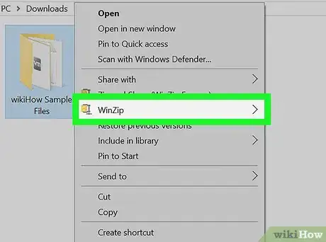 Image titled Zip Folder on Windows Step 9