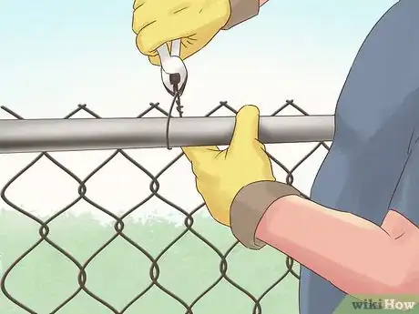 Image titled Repair a Chain Link Fence Step 9