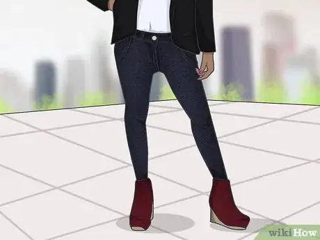 Image titled Wear Burgundy Booties Step 7