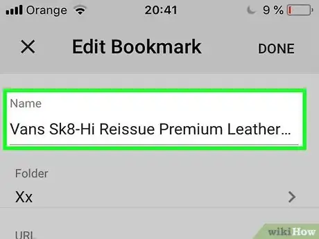 Image titled Organize Bookmarks on Chrome on iPhone or iPad Step 6