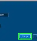 Change the Date in Windows 10