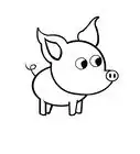 Draw a Simple Pig