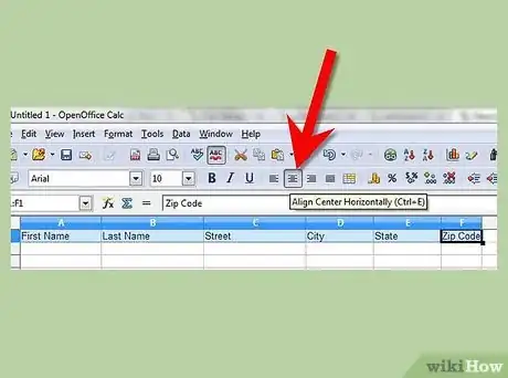 Image titled Create an Address Book Using Open Office Calc Step 7