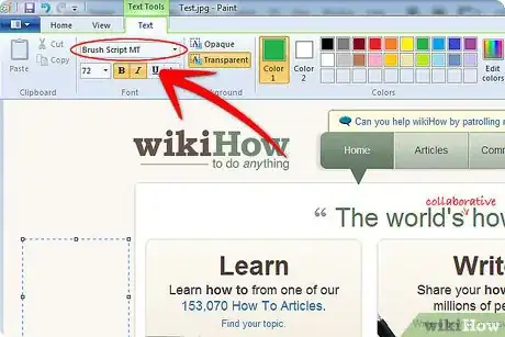 Image titled Create Annotated Screenshots Using Windows Paint Step 7