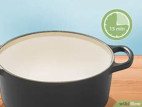 Image titled Clean an Enameled Cast Iron Dutch Oven Step 3