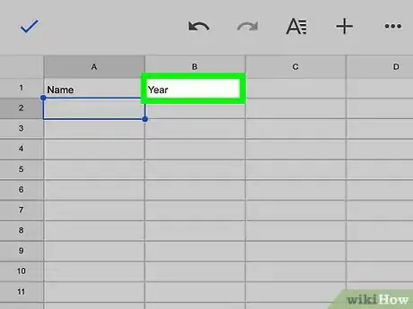 Image titled Make a Table on Google Sheets on iPhone or iPad Step 8