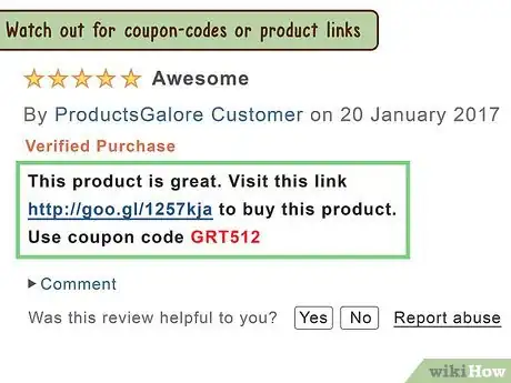 Image titled Spot Fake Product Reviews Online Step 9
