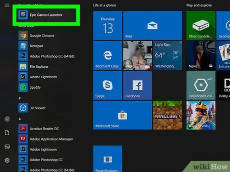 Image titled Add a PS4 Player as a Friend in Fortnite on PC Step 1