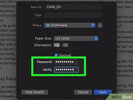 Image titled Password Protect a Document on Mac Step 18