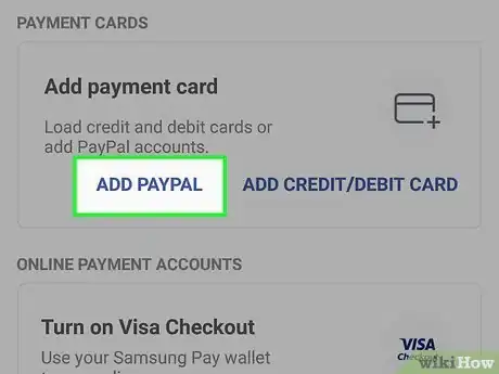 Image titled Connect PayPal to Samsung Pay Step 3