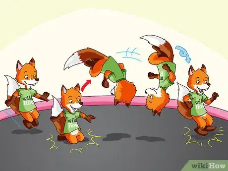 Image titled Do a Knee Flip on a Trampoline Step 03