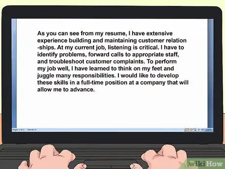 Image titled Write a Customer Service Cover Letter Step 7