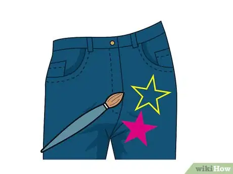 Image titled Paint Jeans Step 16