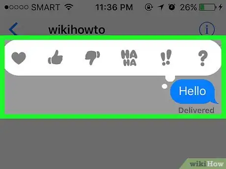 Image titled Add a Reaction or Tapback to an Apple Message Step 4